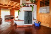 Kaminofen Essbereich Blickrichtung Wohnzimmer