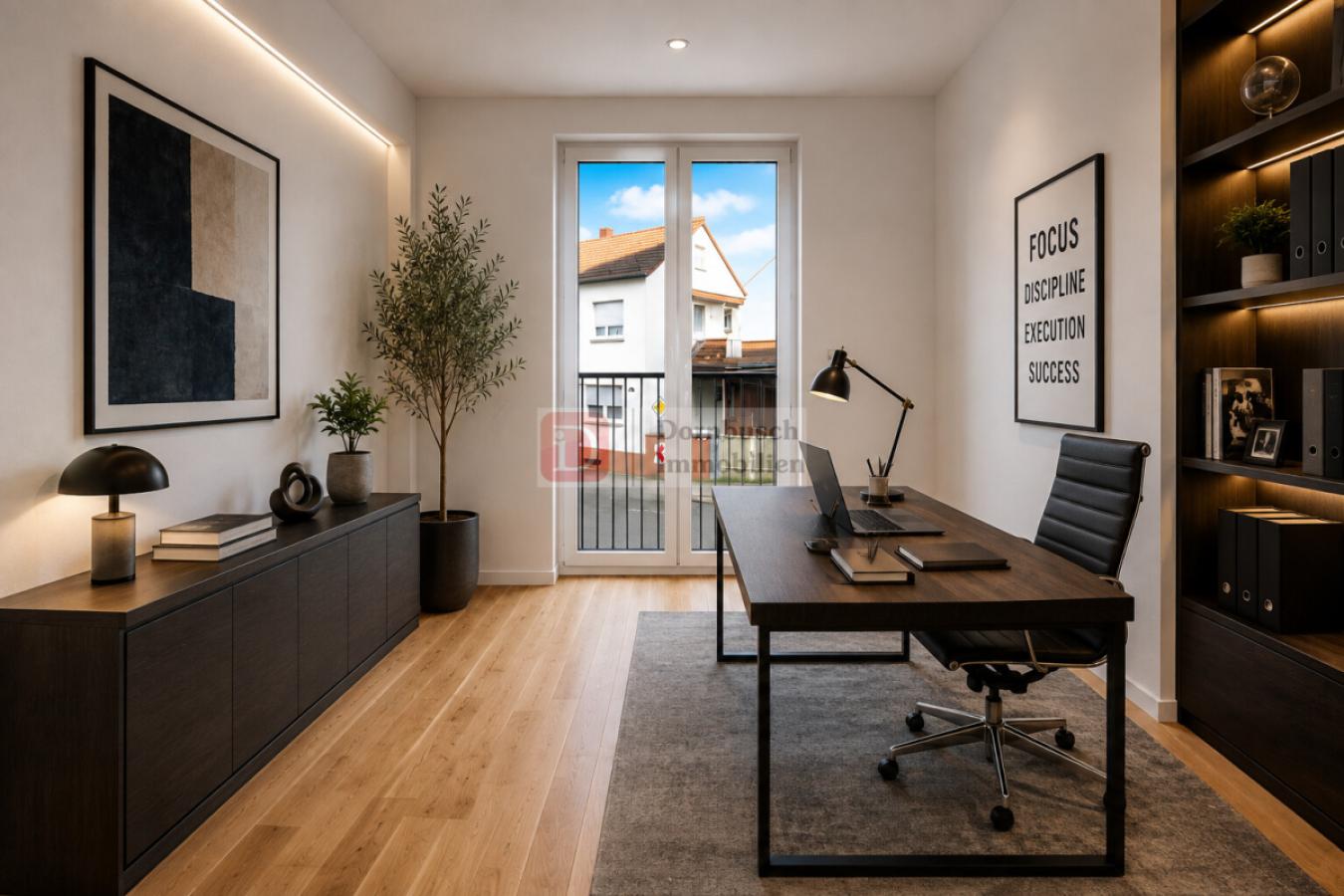 Arbeitszimmer - Virtual Staging
