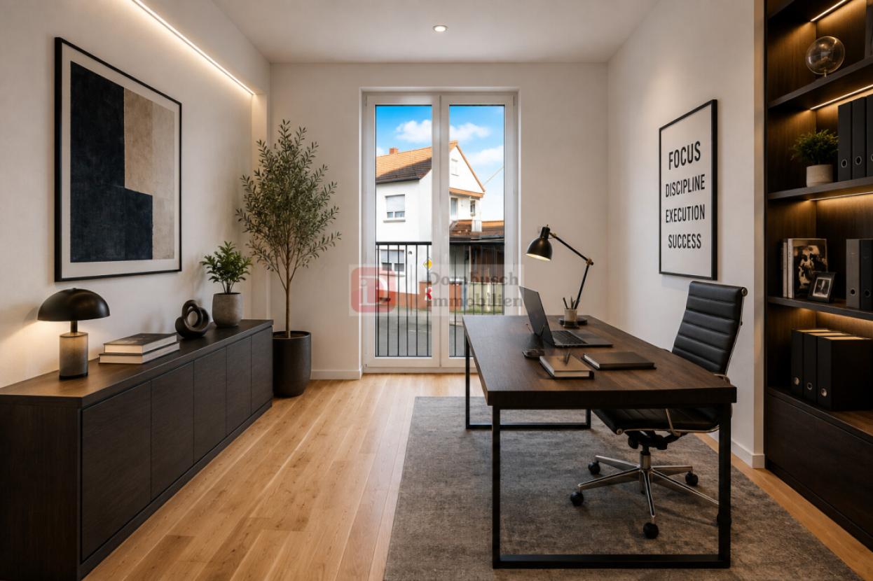 Arbeitszimmer - Virtual Staging