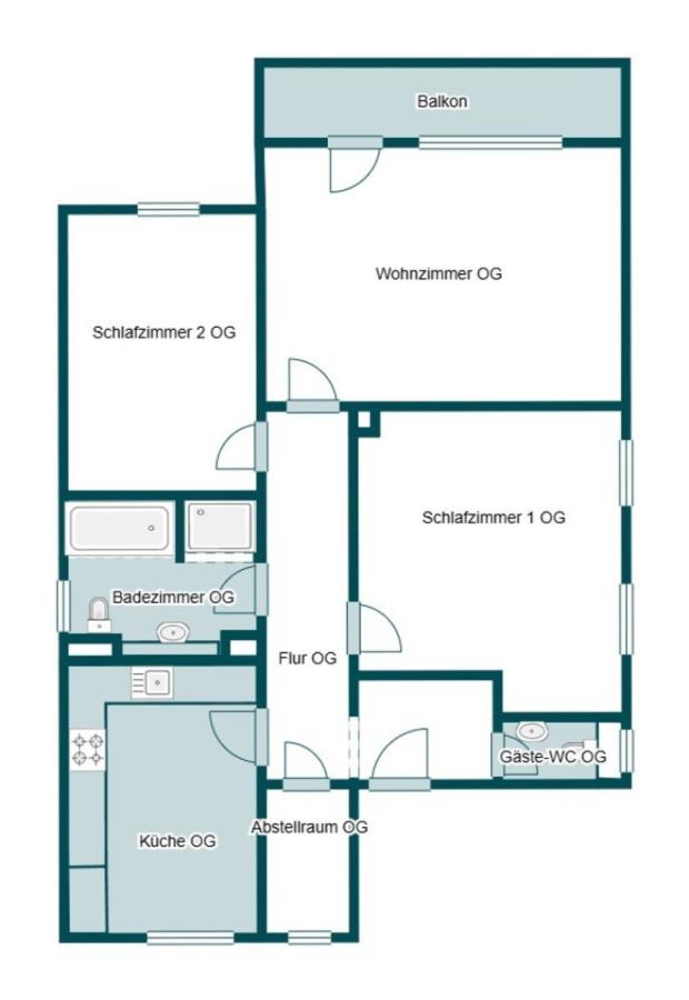 Grundriss Skizze OG