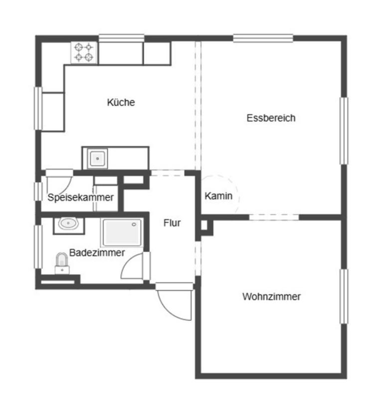 Grundriss Skizze EG