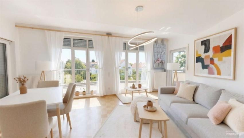 Wohnzimmer - virtuelles Home Staging
