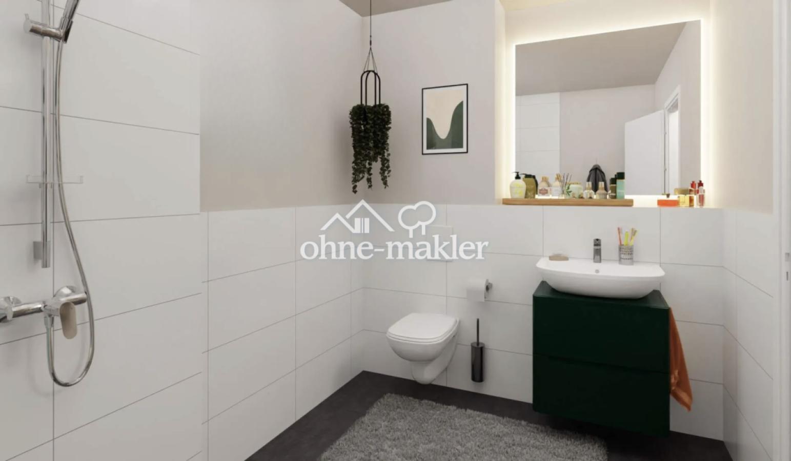 Badezimmer mit Badewanne