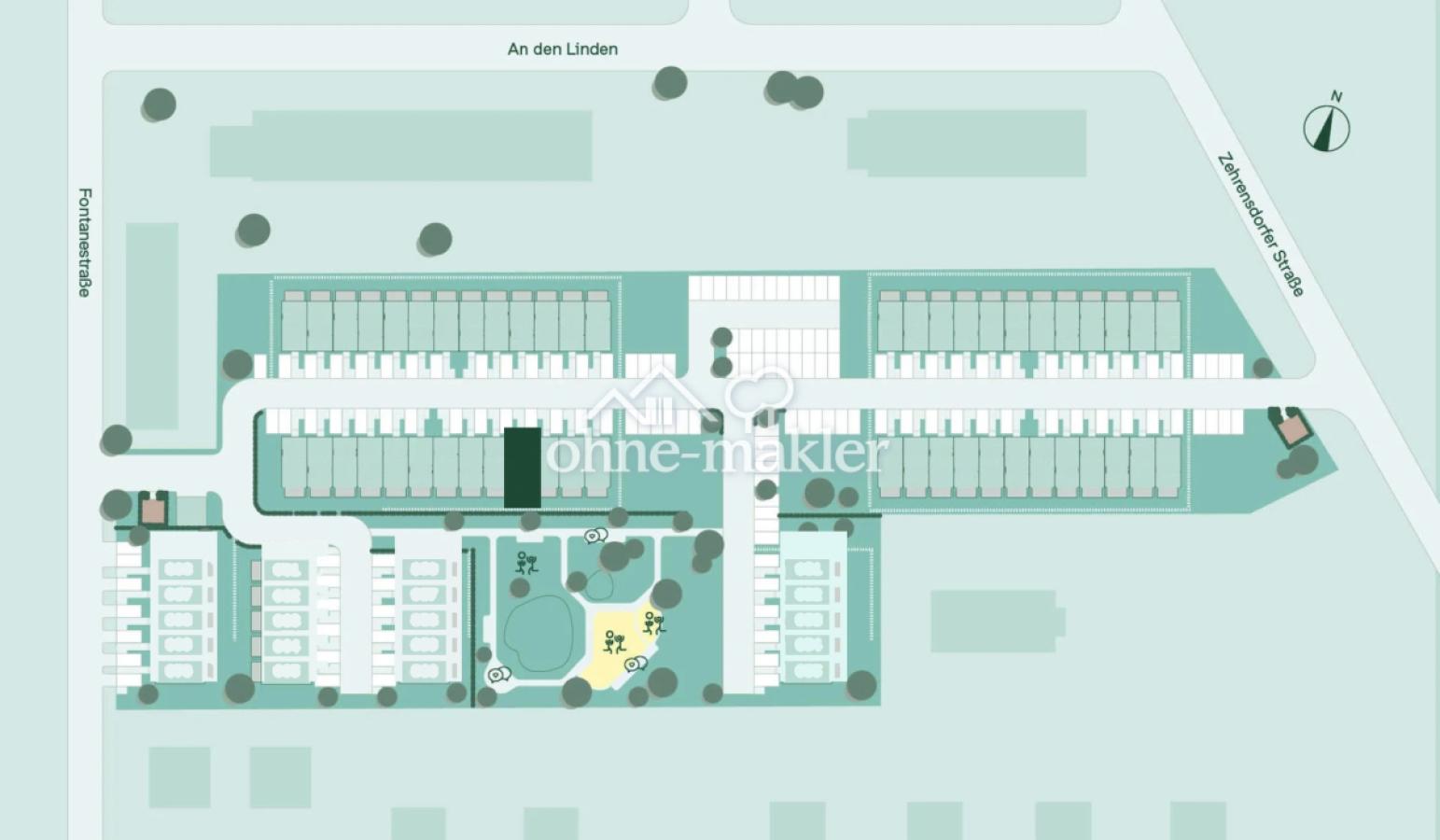 Lageplan Fontaneviertel