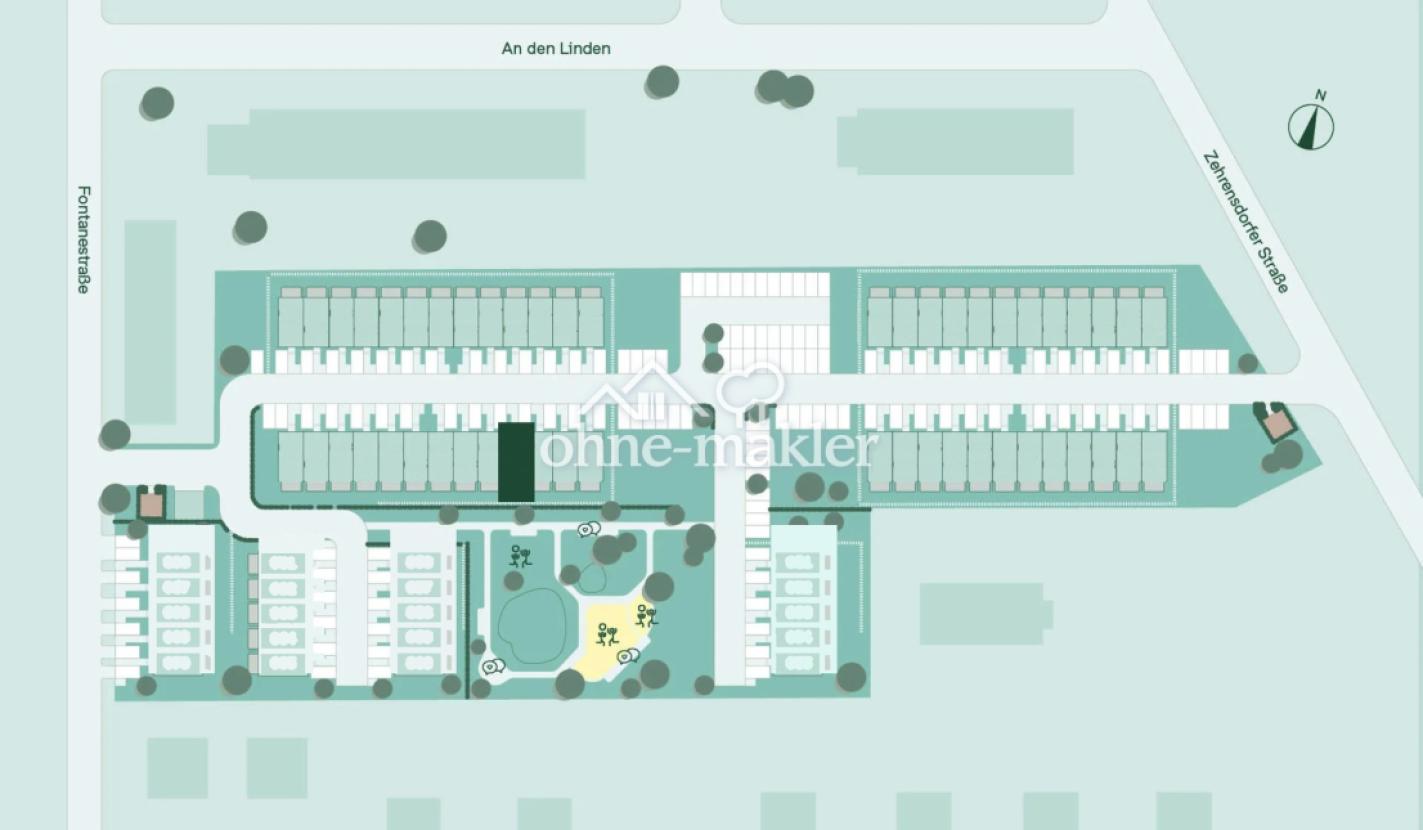 Lageplan Fontaneviertel