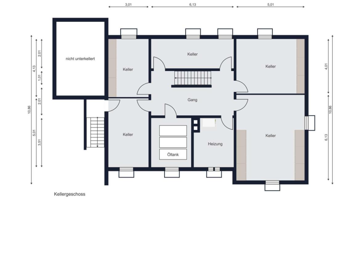 Grundriss Kellergeschoss