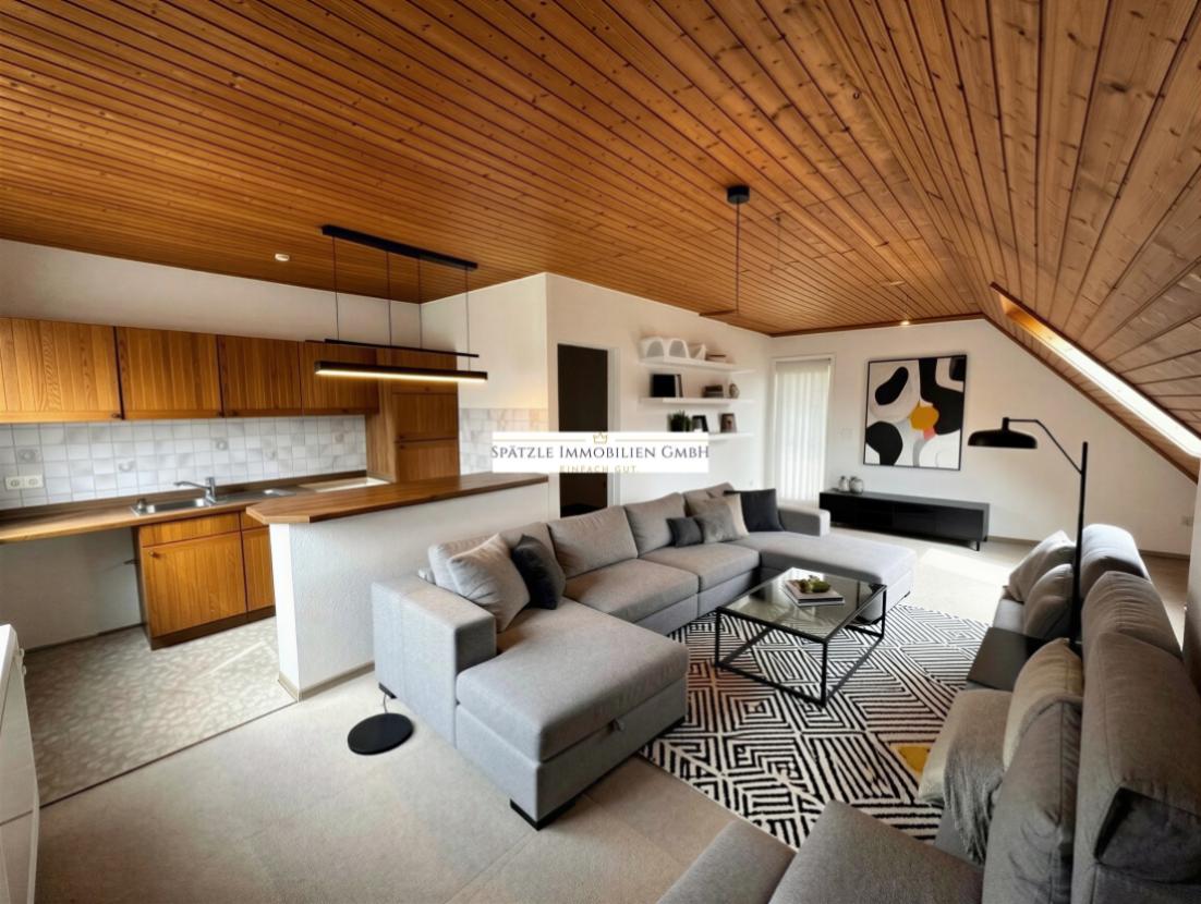 Wohn- und Esszimmer DG - (KI generiert)