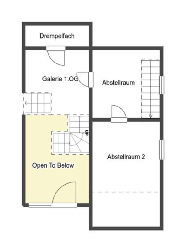 Grundriss Skizze 1.OG