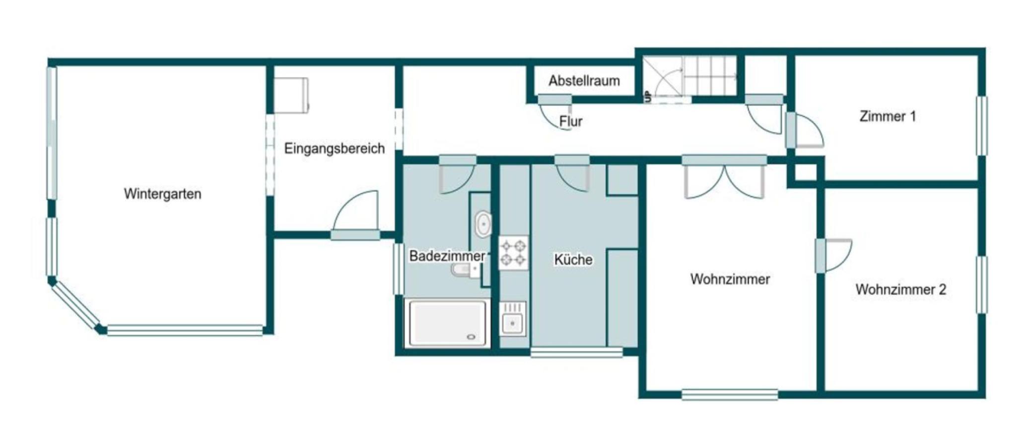 Grundriss Skizze EG