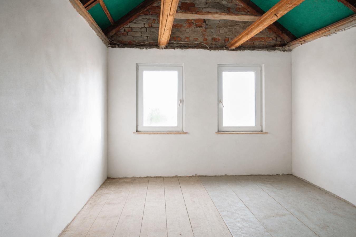 ausbaufähiges Zimmer 2 im DG