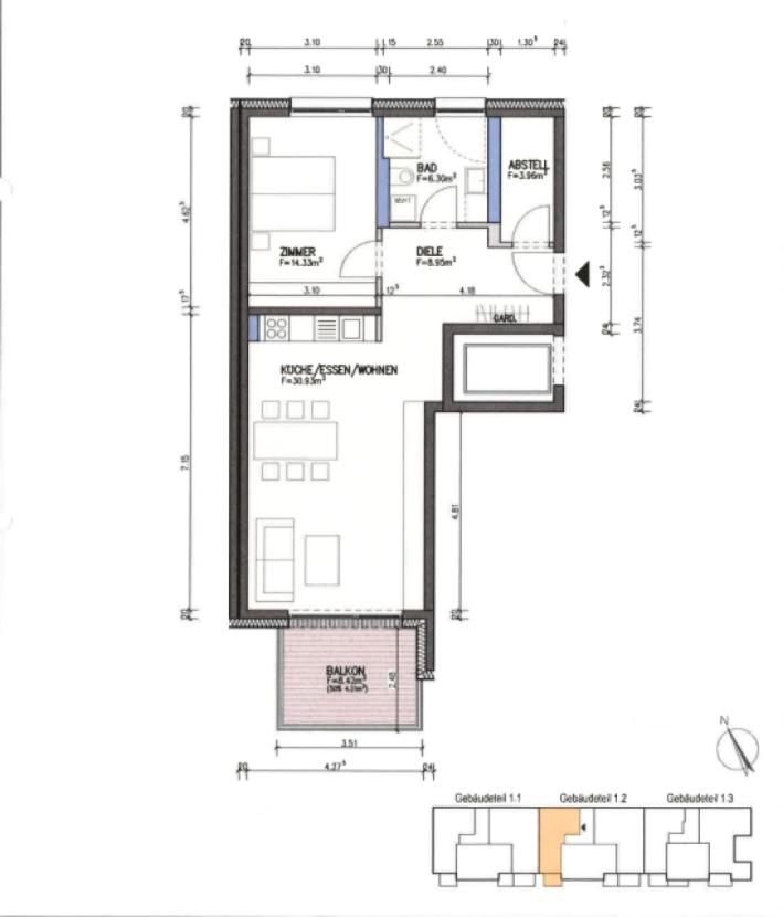 Grundriss 1.OG