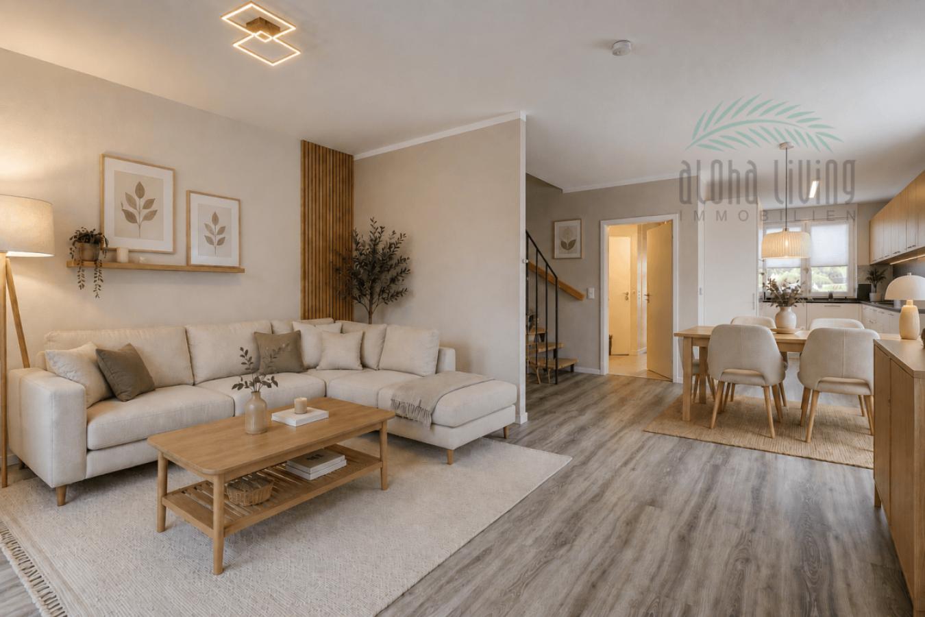 Visualisation Living area (ground floor)