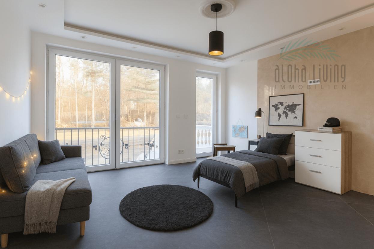 Schlafzimmer 3 (OG) - (Visualisierung Einrichtungsidee)