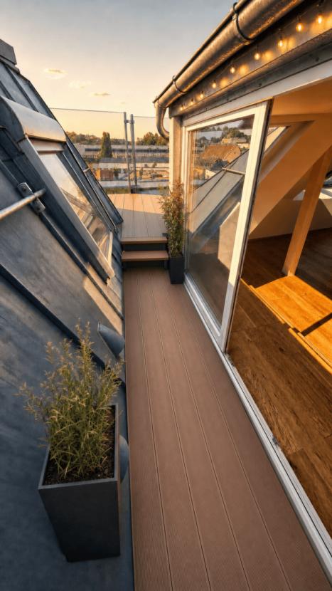 Dachterrasse Wohnen  KI