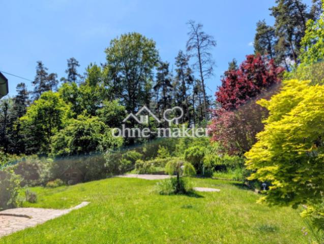 Garten mit Waldblick