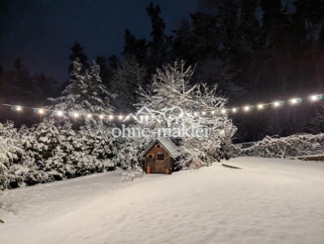 Garten im Schnee