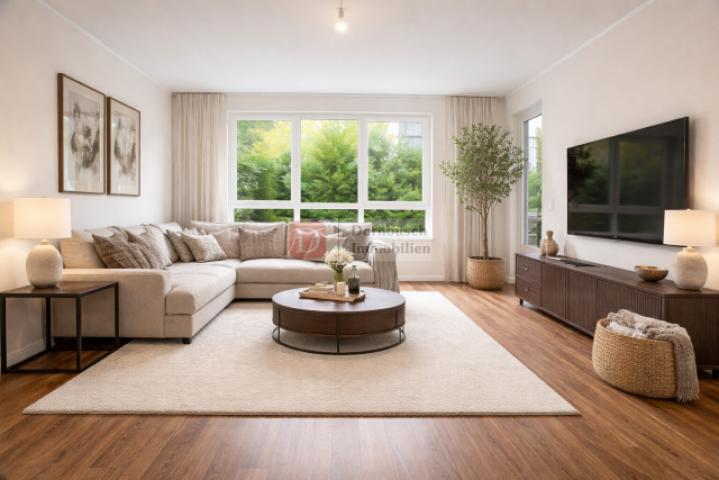 Wohn- und Essbereich - Virtual Staging