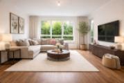 Wohn- und Essbereich - Virtual Staging