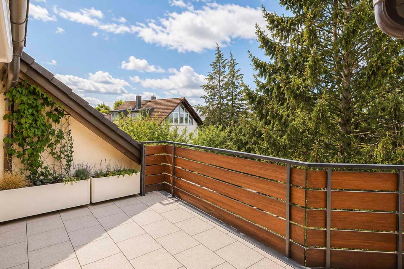 Terrasse Masterschlafzimmer
