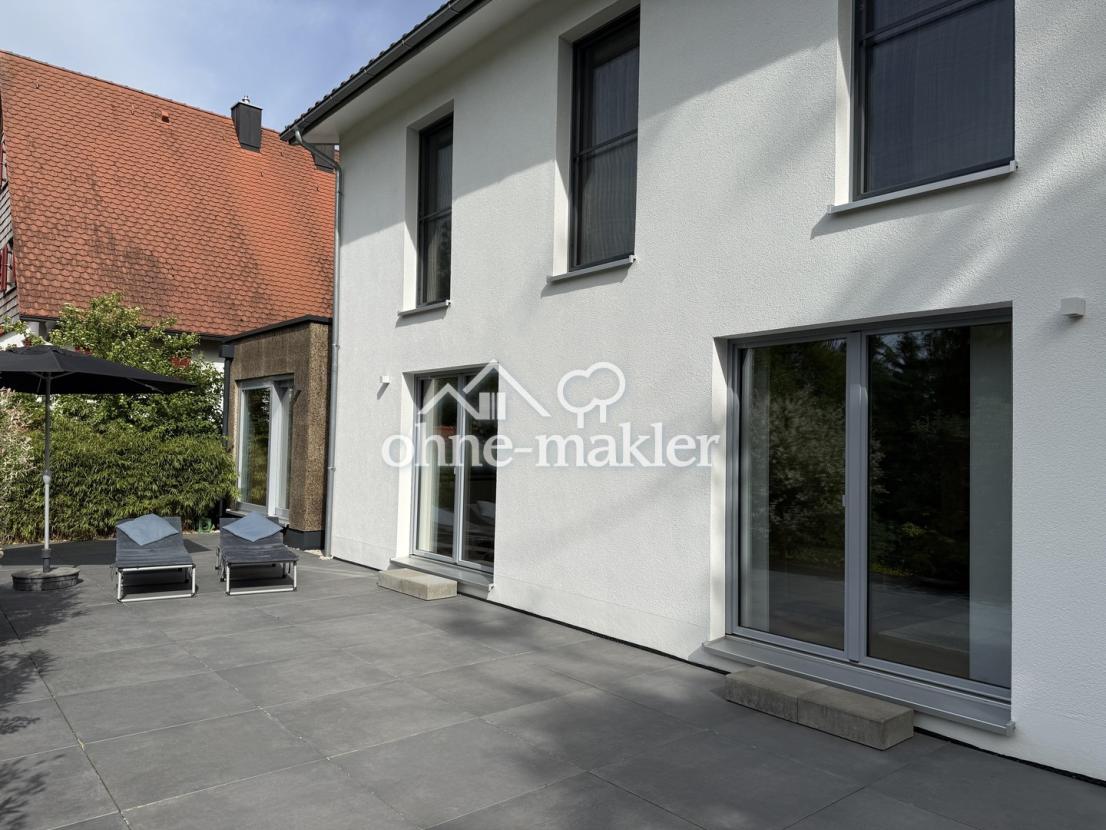 Terrasse Westansicht