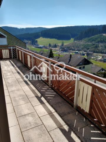 Blick vom Balkon