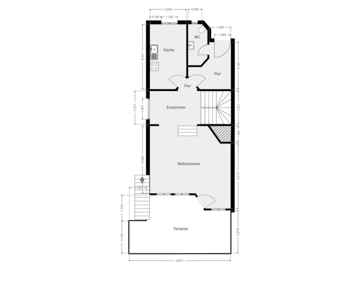 Grundriss Skizze EG