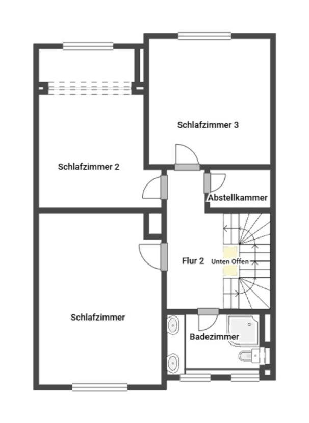 Grundriss Skizze 1.OG