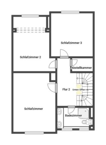 Grundriss Skizze 1.OG