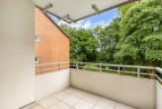 Balkon nach links