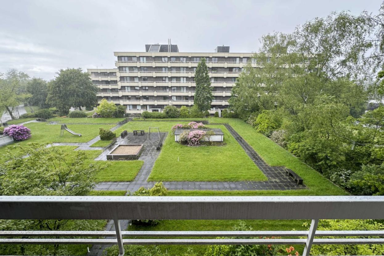 Ausblick vom Balkon