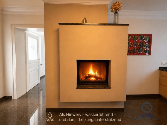 Wasserführender Kamin
