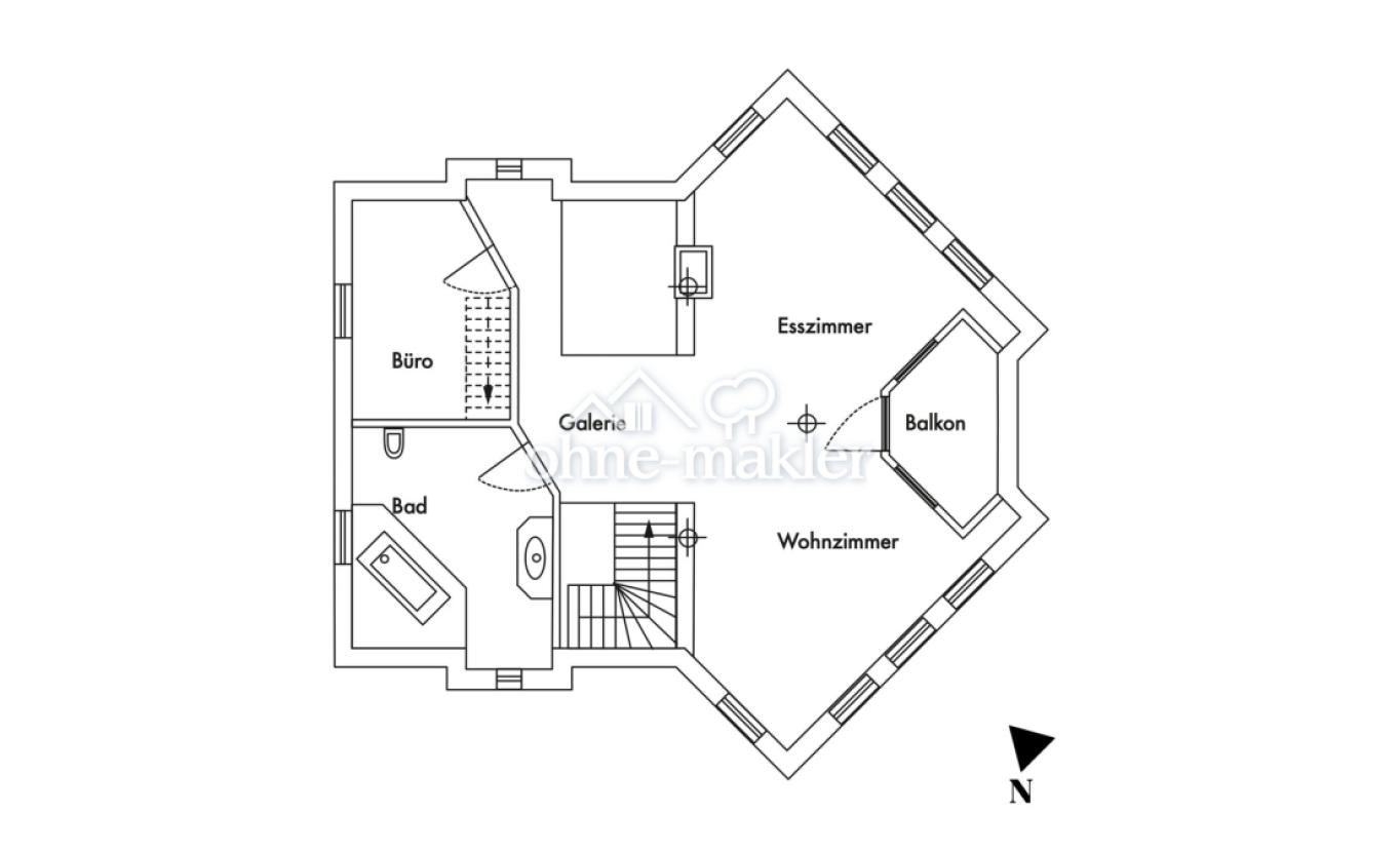 Grundriss Obergeschoss