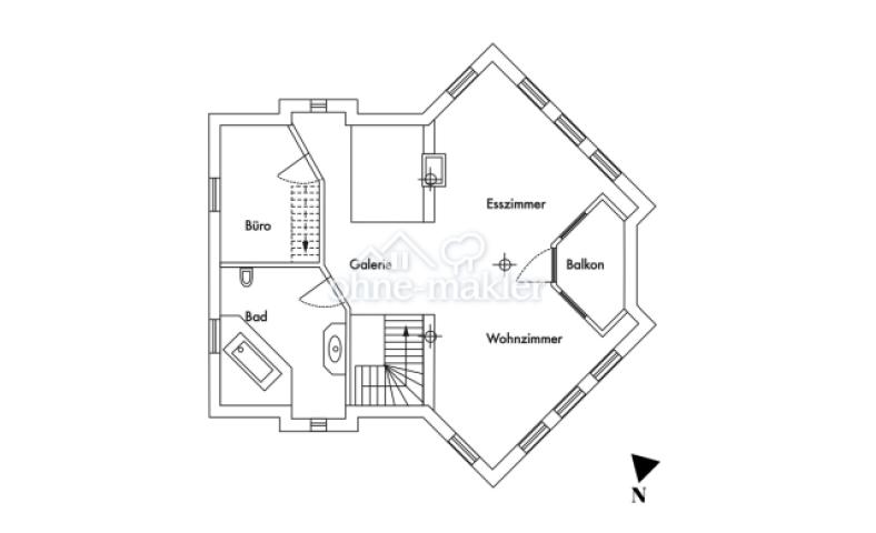 Grundriss Obergeschoss