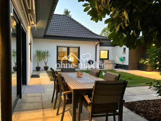 Gartenansicht Abends