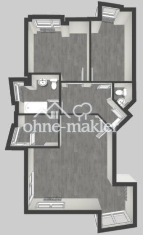 Grundriss - 3D - Vogelpersp.