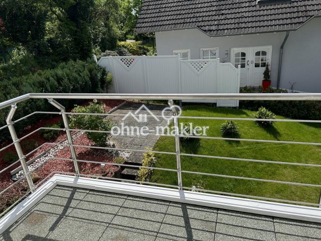 Blick vom Balkon aus
