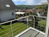 Blick vom Balkon aus