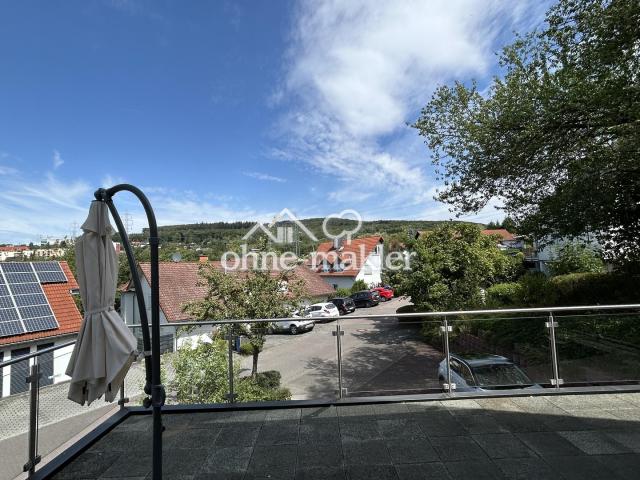Aussicht vom Balkon