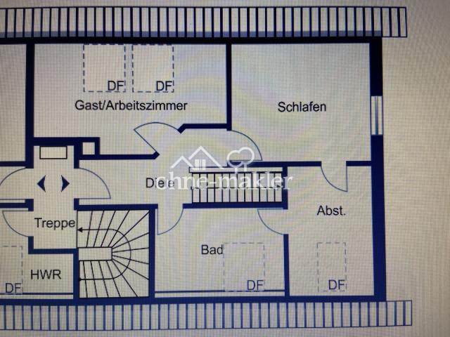 Grundriß Wohnung Obergeschoß
