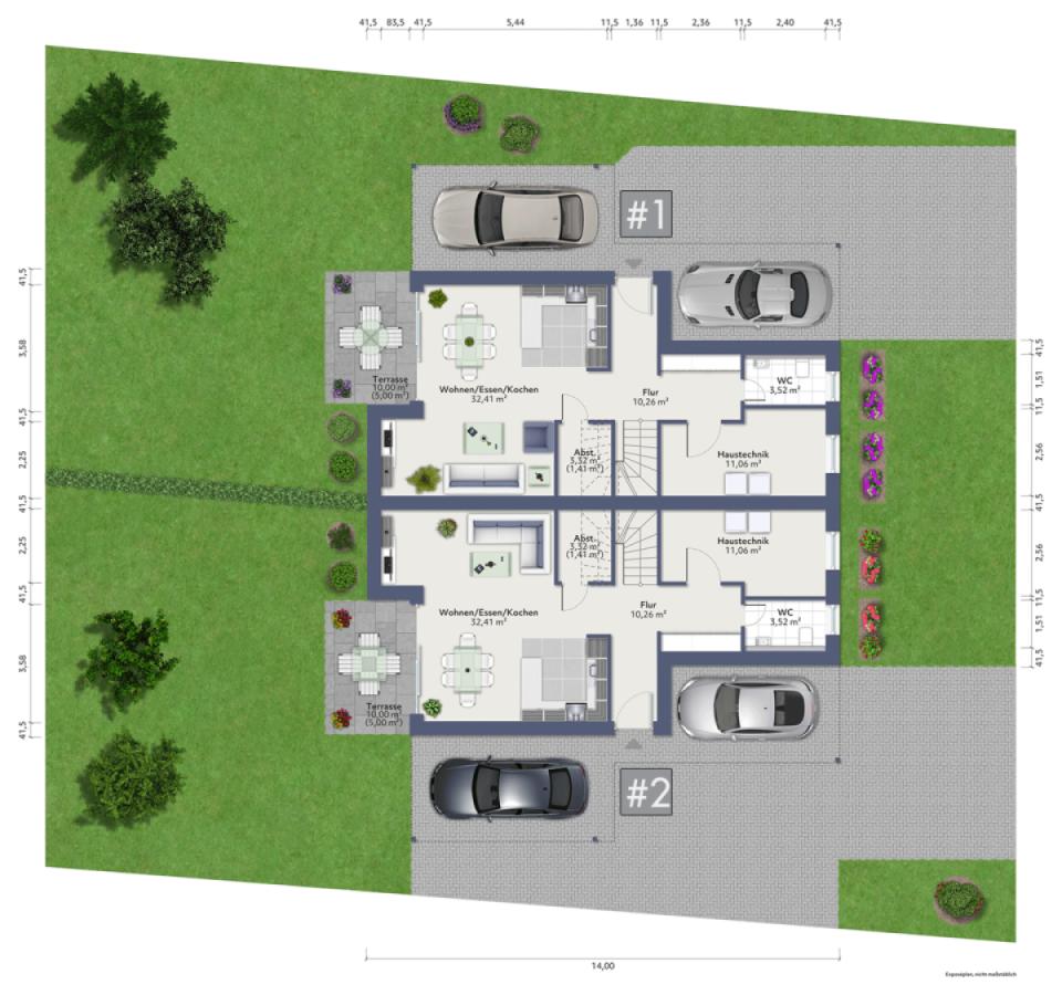 Grundriss EG: DH