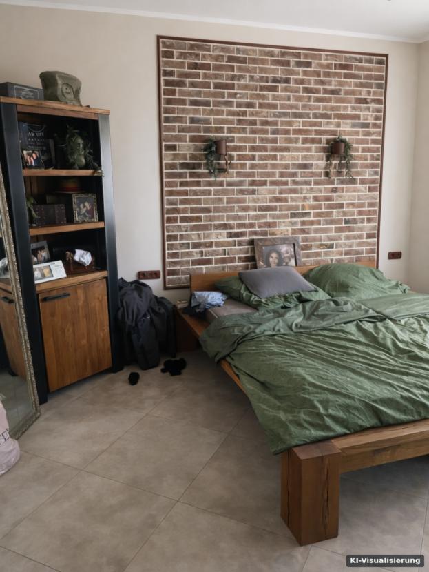 KI-Visualisierung – Schlafzimmer EG