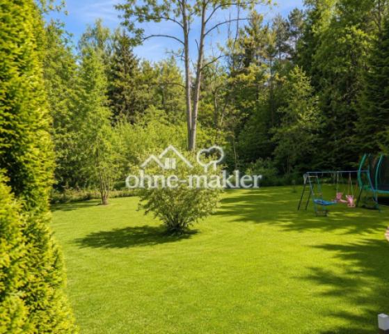 Garten am Naturschutzgebiet