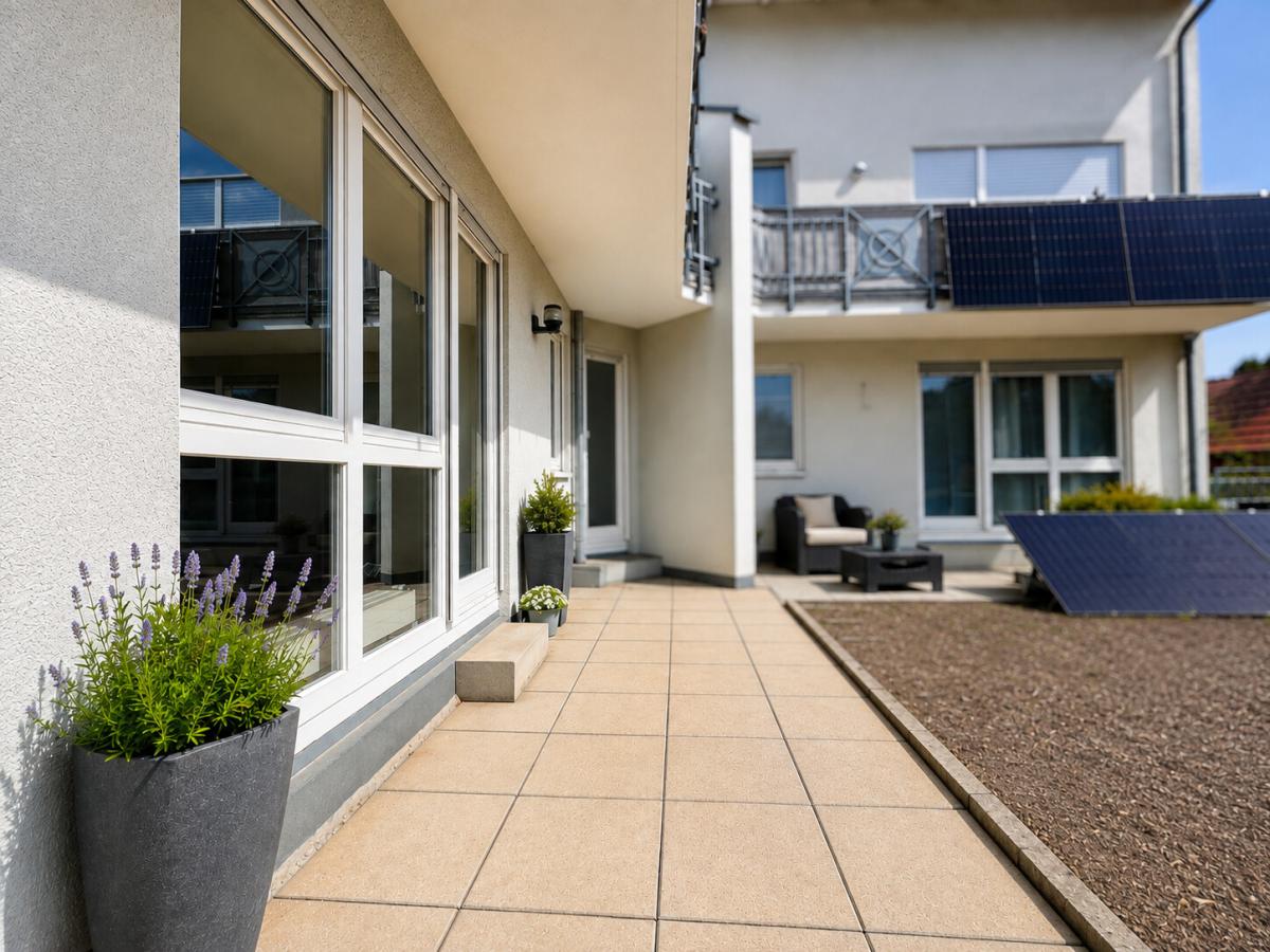 Überdachte Terrasse