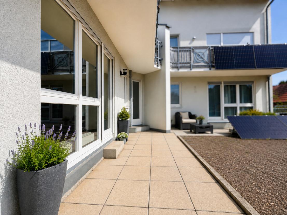 Überdachte Terrasse