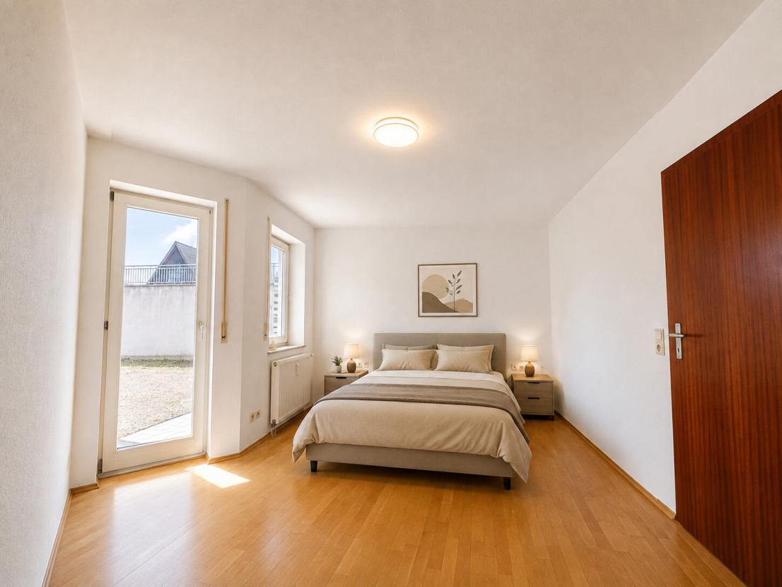 Schlafzimmer – virtuelles Einrichtungsbeispiel