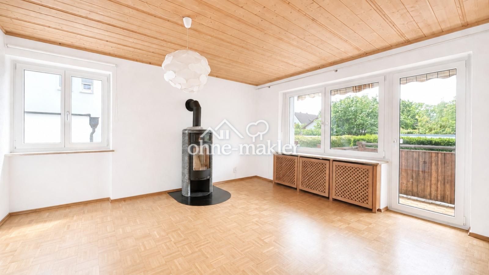 Wohzimmer mit Kamin