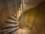 Wendeltreppe beleuchtet