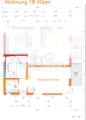 Grundriss 40 qm orange!