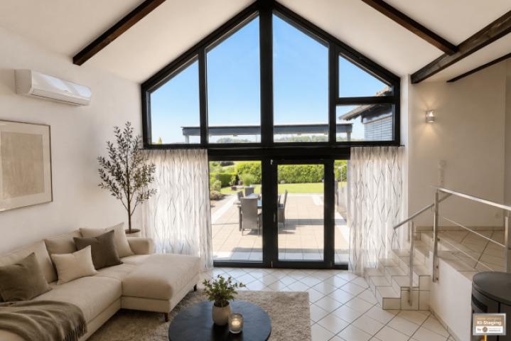 Wohnzimmer Terrassenblick