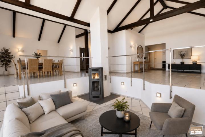 Wohnzimmer Kaminecke